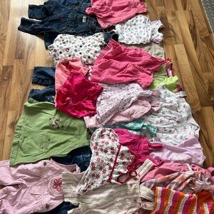 Huge lot y2k baby girl clothes